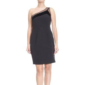 NWT $3995 Giorgio‎ Armani Silk Mesh Velvet Dress 6